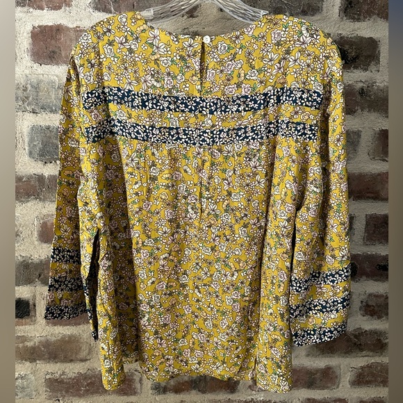 NWT J. Jill Floral Blouse - Large Petite - Picture 2 of 4